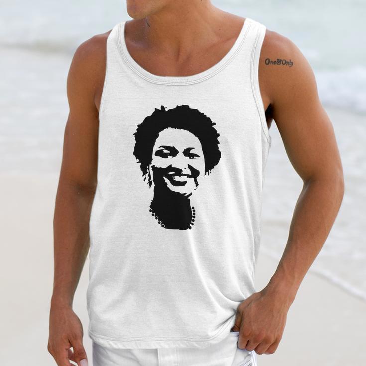 Stacey Abrams Portrait Gift Unisex Tank Top Gifts for Her