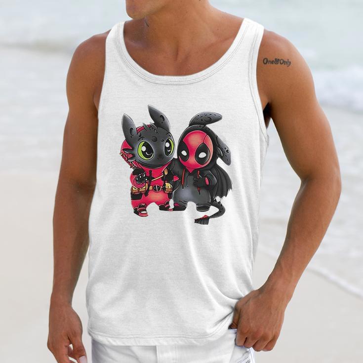 Stitch And Spiderman Unisex Tank Top Gifts for Her