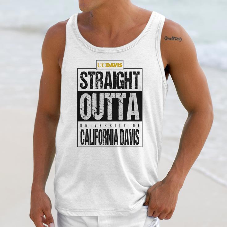 Straight Outta University Of California Davis Funny Gift Unisex Tank Top Gifts for Her