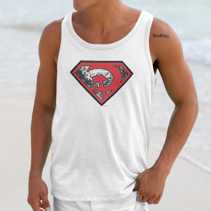 Superman Red Son Symbol Unisex Tank Top Gifts for Her