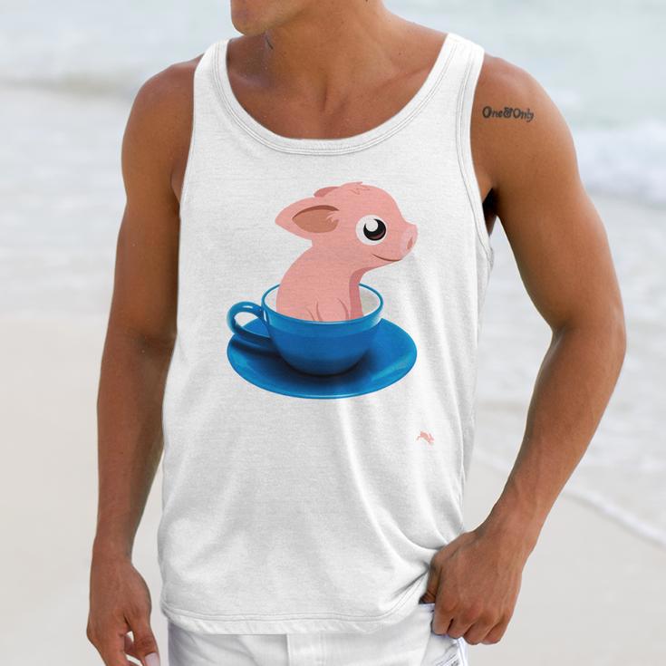 Teacup Pig Piggy Love Unisex Tank Top Gifts for Her