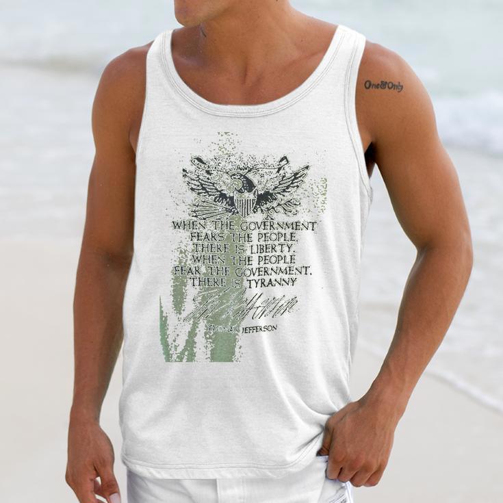 Thomas Jefferson Liberty Tyranny 2Nd Second Amendment Rights Partiotic America Usa Unisex Tank Top Gifts for Her