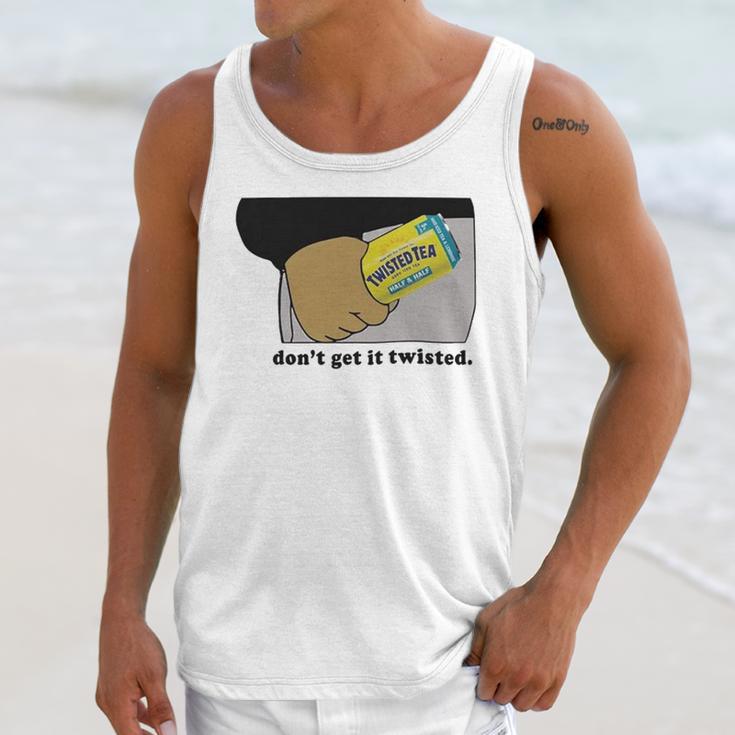 Twisted Tea Dont Get It Twisted Funny Graphic Unisex Tank Top Gifts for Her