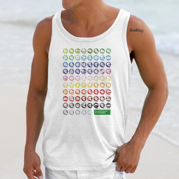 Ultimate Colors Of Smash Bros Unisex Tank Top Gifts for Her