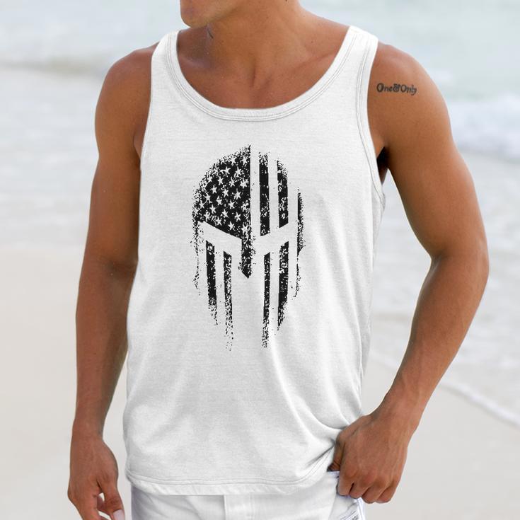 Usa American Spartan Patriotic Unisex Tank Top Gifts for Her