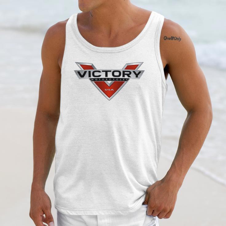 Victory V Motorcycles Usa Tshirts Unisex Tank Top Gifts for Her