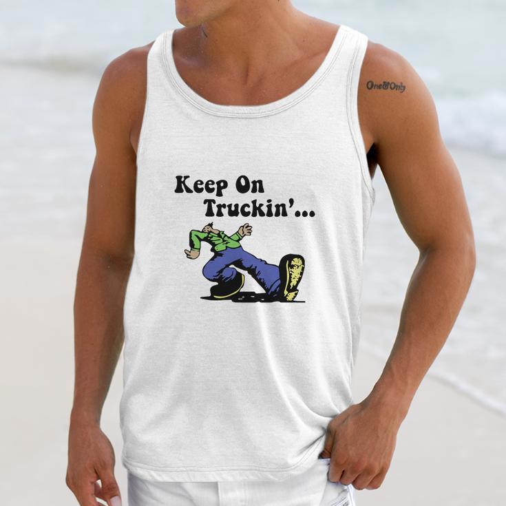 Vintage Keep On Truckin 1970S Unisex Tank Top Gifts for Her