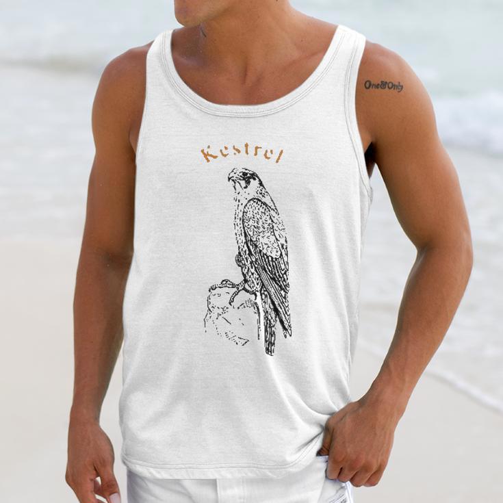 Vintage Kestrel Raptor Sparrow Hawk Art Unisex Tank Top Gifts for Her