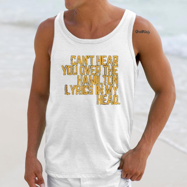 Vintage Historic Hamilton Quote Unisex Tank Top Gifts for Her