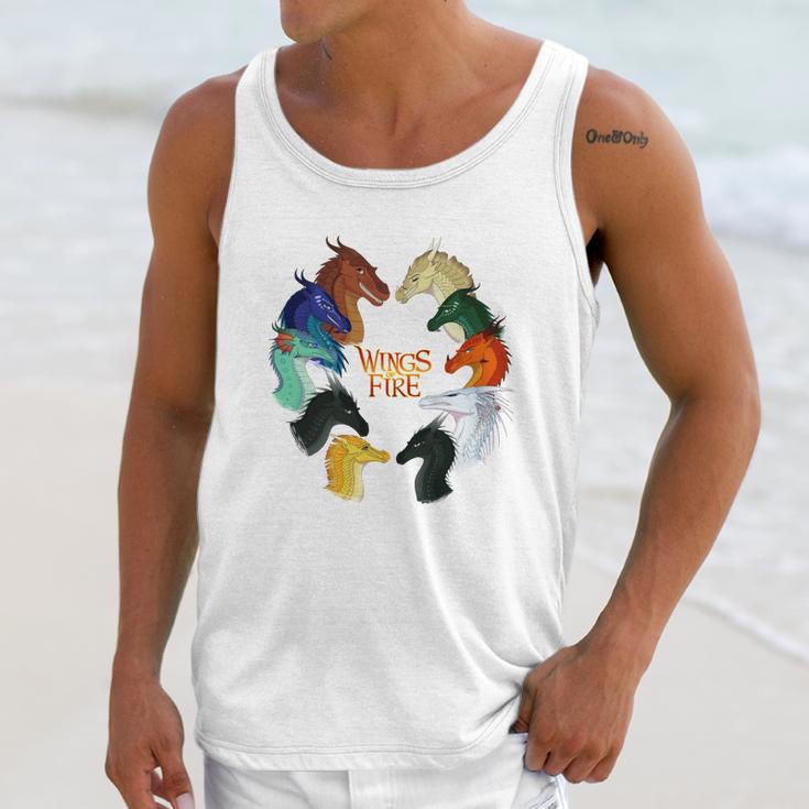 Wings Of Fire All Together Dragon Unisex Tank Top Gifts for Her