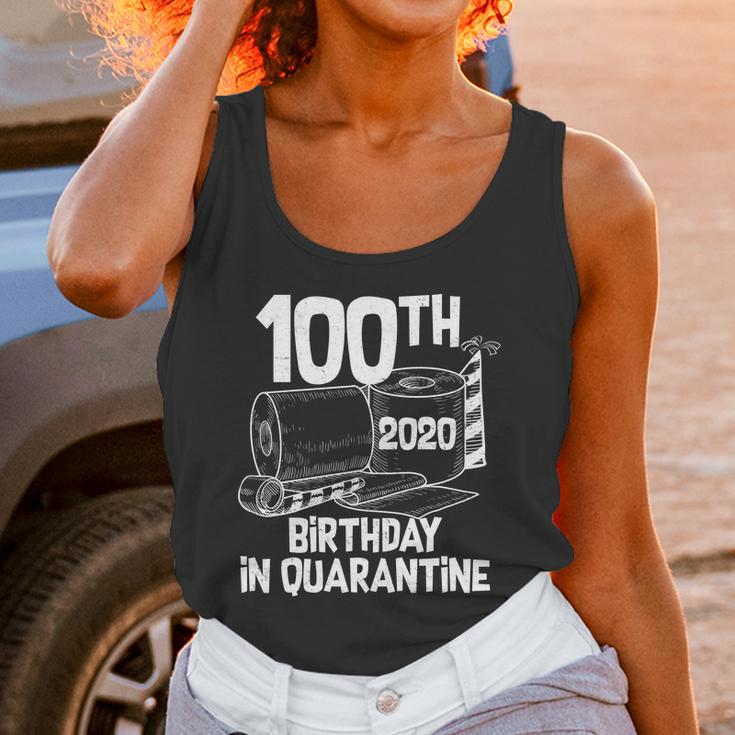 100Th Birthday In Quarantine Toilet Paper Party Unisex Tank Top Gifts for Women