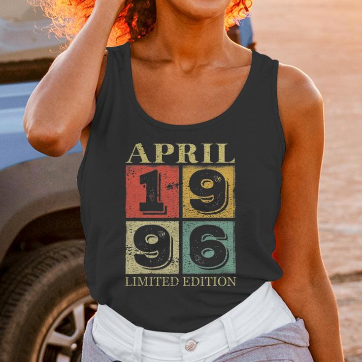 25 Years Old April 1996 25Th Awesome Birthday Unisex Tank Top Gifts for Women