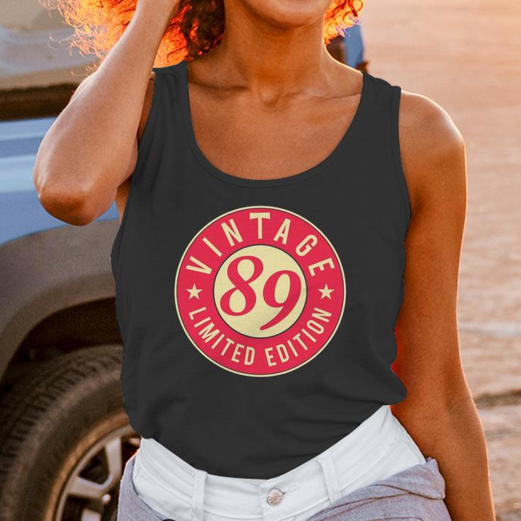 32Nd Birthday Gift Vintage 1989 - 32 Years Old Unisex Tank Top Gifts for Women