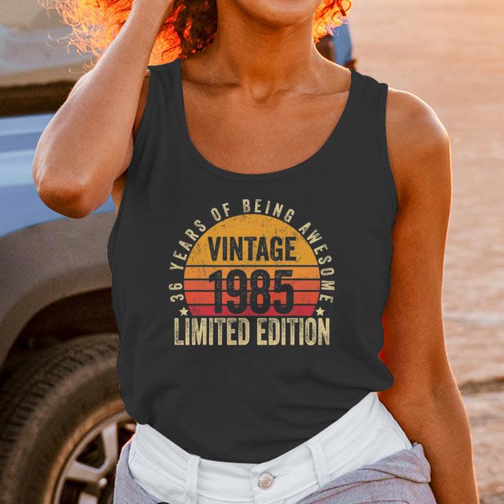 36 Years Old Gifts Vintage 1985 Limited Edition 36Th Birthday Unisex Tank Top Gifts for Women