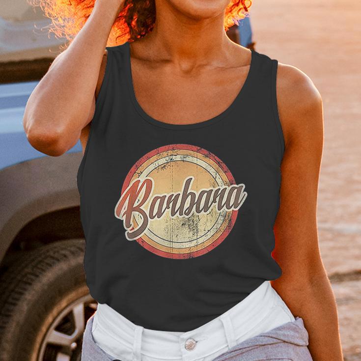 Graphic 365 Name Barbara Vintage Funny Personalized Unisex Tank Top Gifts for Women