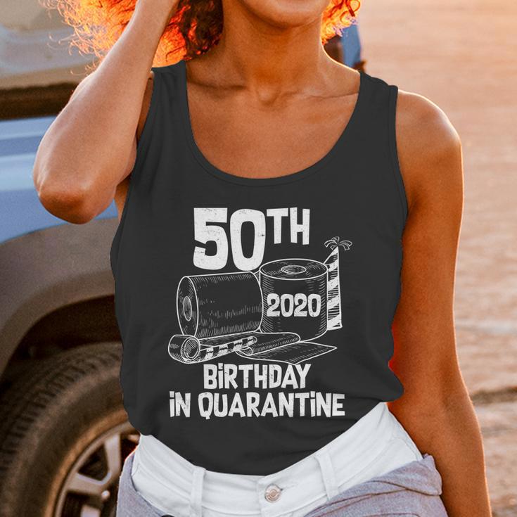 50Th Birthday In Quarantine Toilet Paper Party Unisex Tank Top Gifts for Women