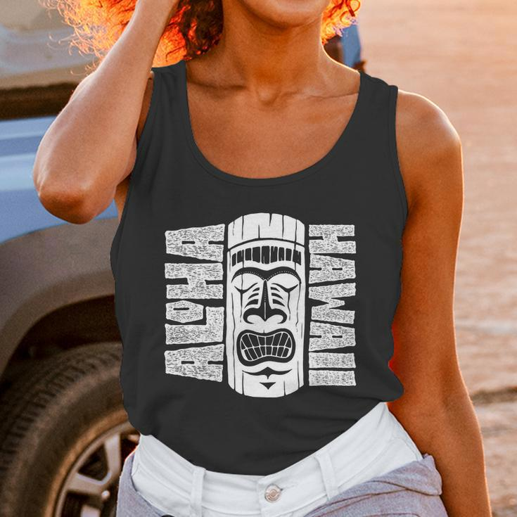 Aloha Hawaii Tiki Statue Unisex Tank Top Gifts for Women