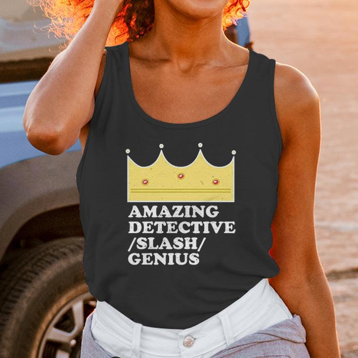 Amazing Detective Slash Genius Funny Graphic Unisex Tank Top Gifts for Women