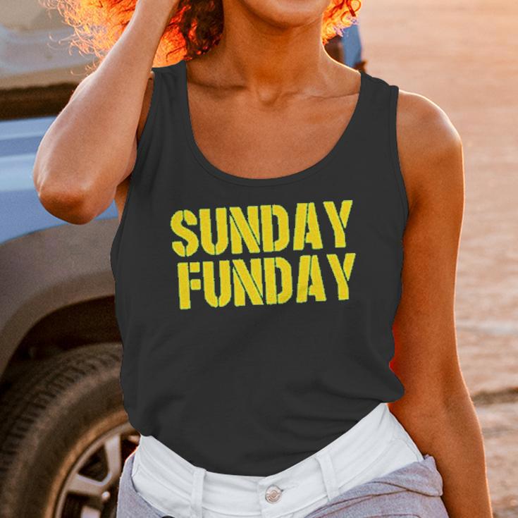 Americas Finest Apparel Green Bay Sunday Funday Unisex Tank Top Gifts for Women