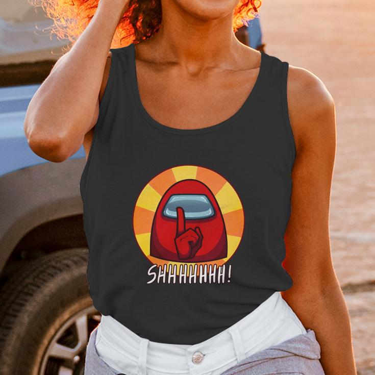 Among Us Shhh Funny Unisex Tank Top Gifts for Women