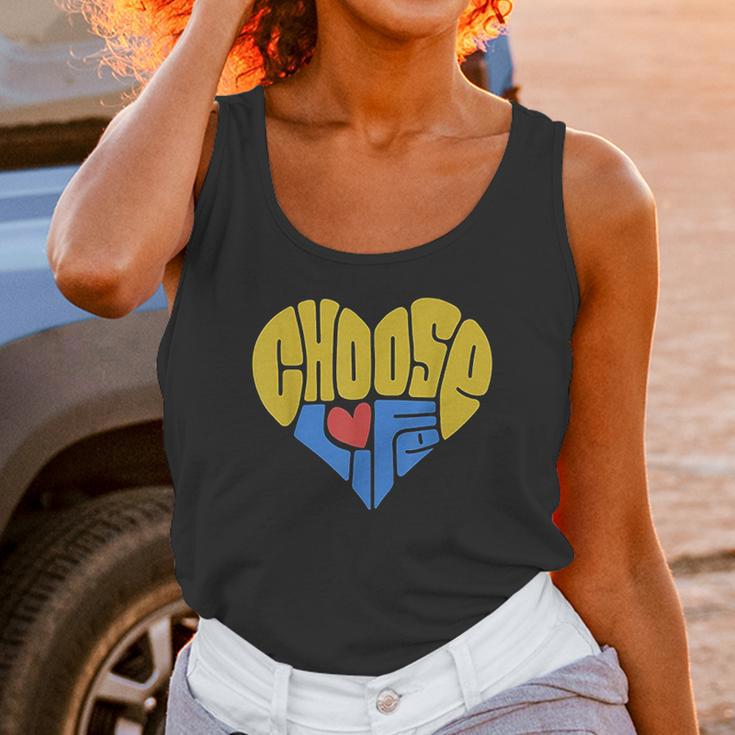 Anti- Bortion Choose Life Heart Unisex Tank Top Gifts for Women