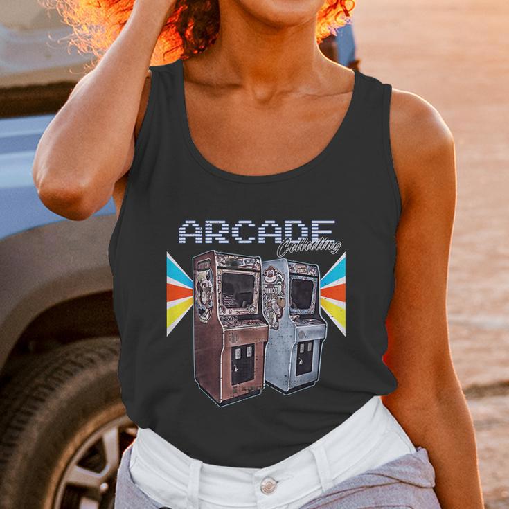 Arcade Cabinet Machine 1970 1980 1990 Video Game Collection Unisex Tank Top Gifts for Women