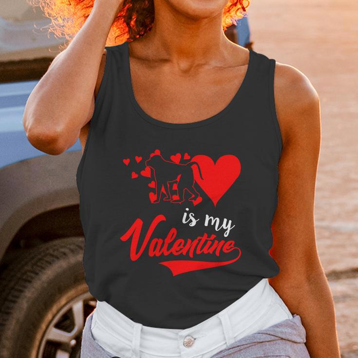 Baboon Is My Valentine Unisex Tank Top Gifts for Women