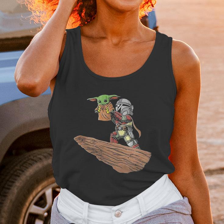 Baby Yoda Pride Rock The Mandalorian Lion King Unisex Tank Top Gifts for Women