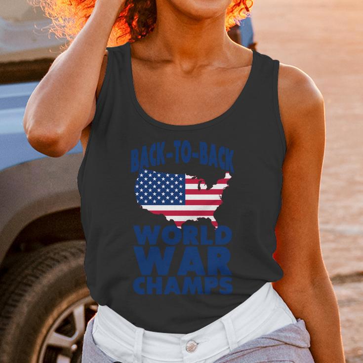 Back To Back World War Champs Usa Unisex Tank Top Gifts for Women