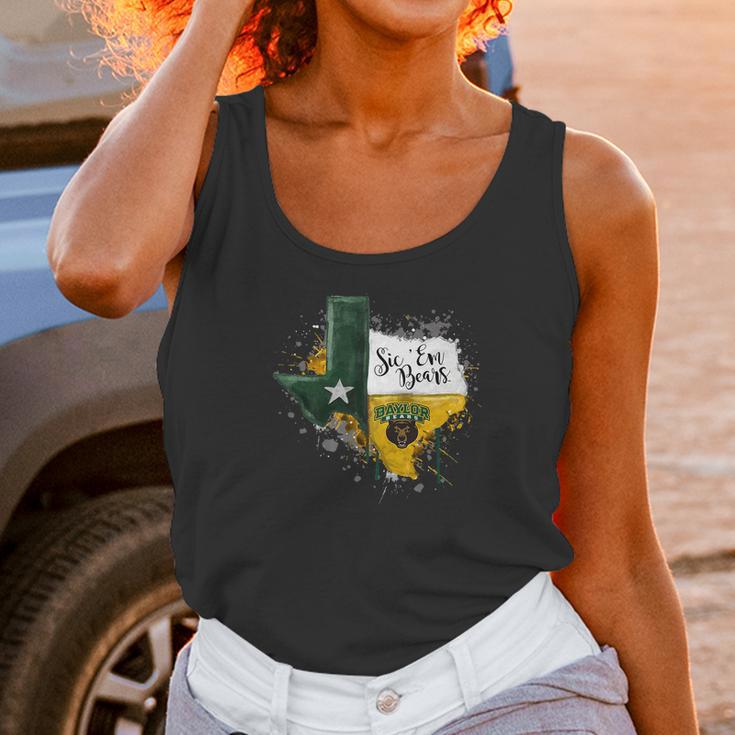 Baylor Bears Color Drop State Map Apparel Unisex Tank Top Gifts for Women