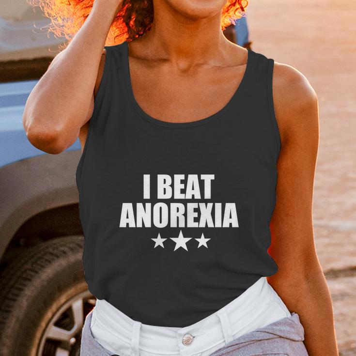 I Beat Anorexia Unisex Tank Top Gifts for Women