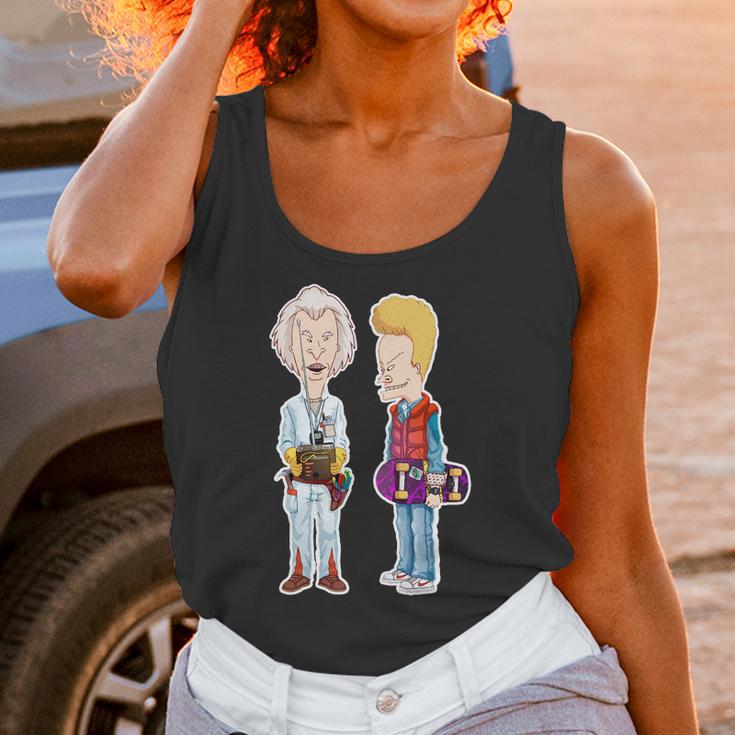 Beavis And Butt-Head Do Back To The Future Unisex Tank Top Gifts for Women