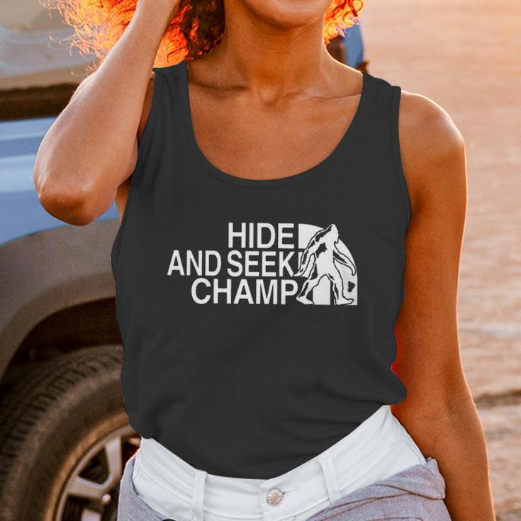 Big Foot Hide And Seek Champ Unisex Tank Top Gifts for Women