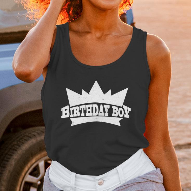 Birthday Boy Crown Classic Logo Unisex Tank Top Gifts for Women