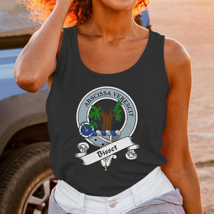 Bisset Clan Badge Scottish Clan Badges Unisex Tank Top Gifts for Women