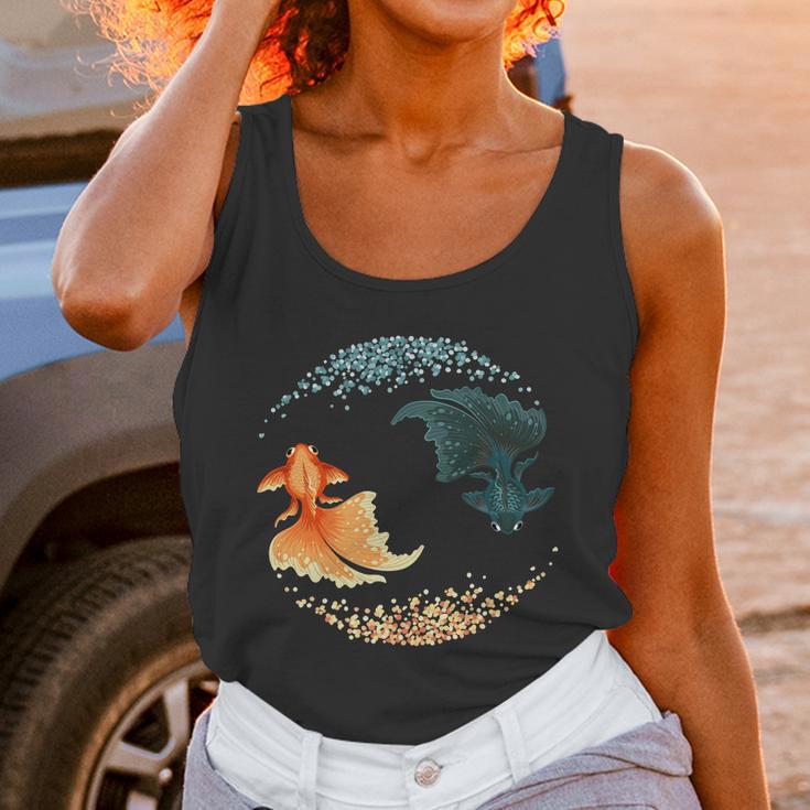 Black Goldfish Unisex Tank Top Gifts for Women