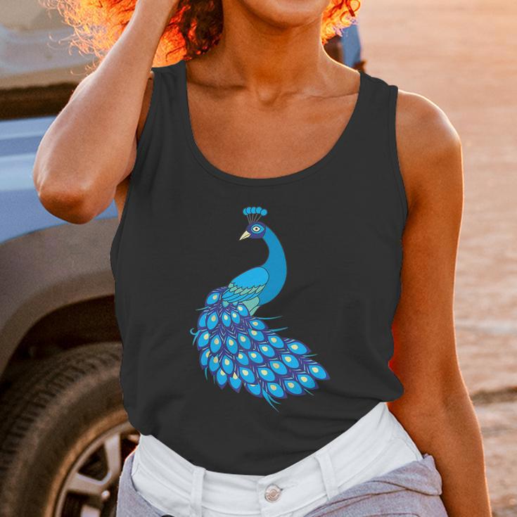 Blue Peacock Animal Peacock Unisex Tank Top Gifts for Women