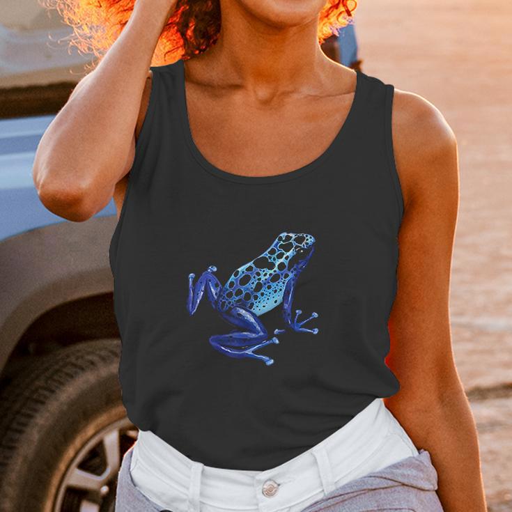 Blue Poison Dart Frog Colorful Design Nature Lover Unisex Tank Top Gifts for Women