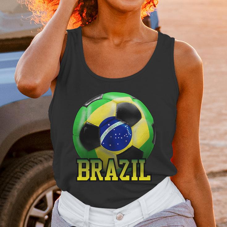 Brazil Soccer Logo Unisex Tank Top Gifts for Women