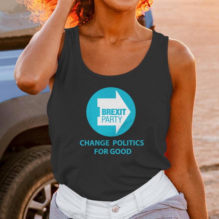 Brexit Party Britain Change Politics For Good Logo Unisex Tank Top Gifts for Women