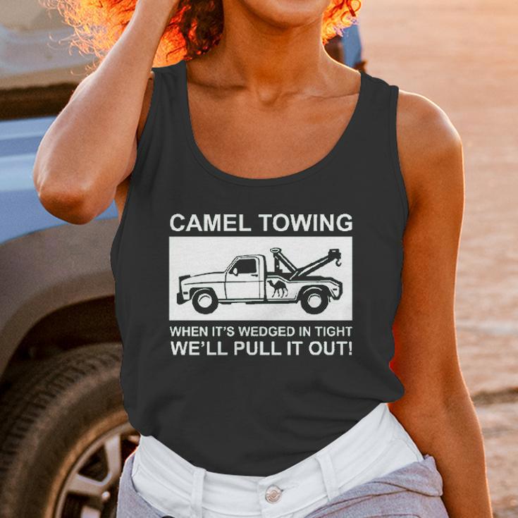 Camel Towing Pull It Out Unisex Tank Top Gifts for Women