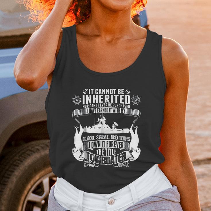 It Cannot Be Inherited Towboater Unisex Tank Top Gifts for Women