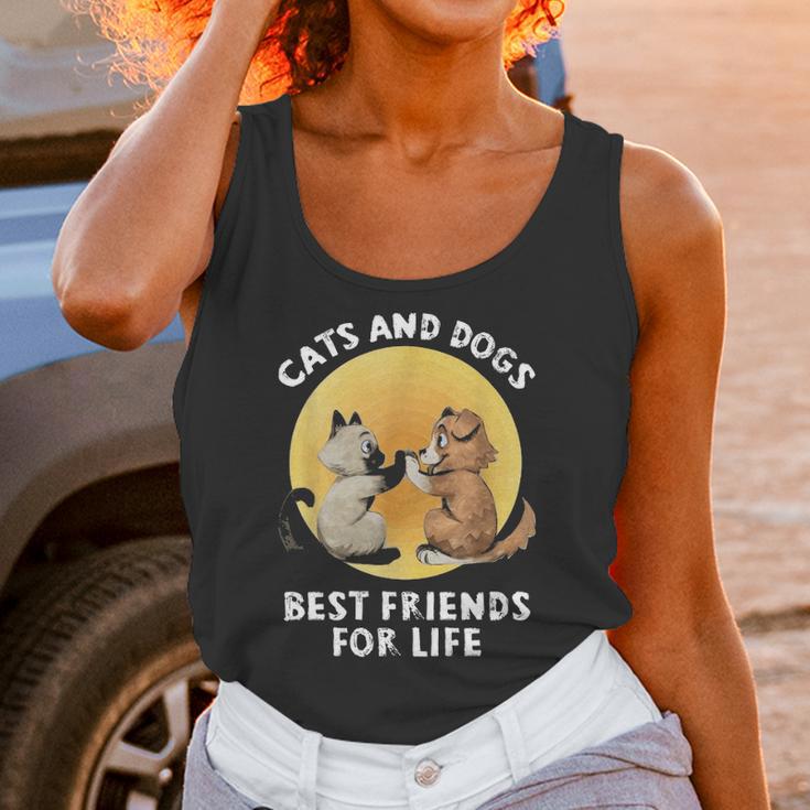 Cats And Dogs Best Friend For Life Unisex Tank Top Gifts for Women