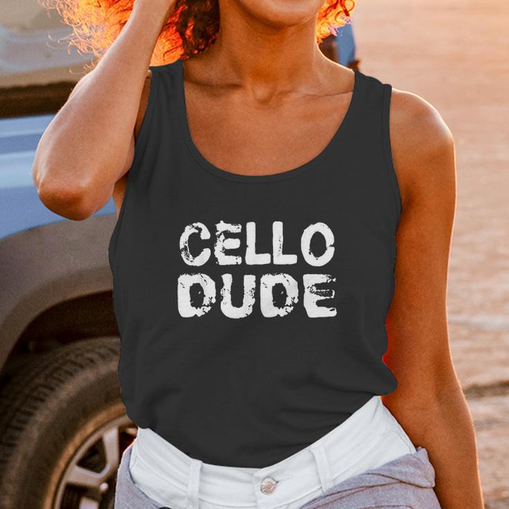 Cello Dude String Quartet Cellist Band Music Violoncello Unisex Tank Top Gifts for Women