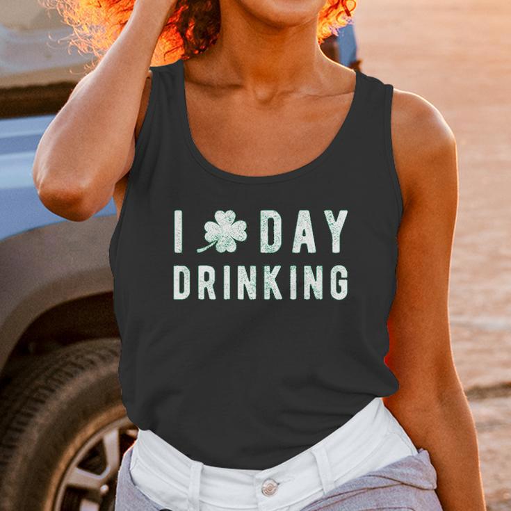 I Clover Day Drinking Funny Saint Patricks Day Patty Shamrock Unisex Tank Top Gifts for Women