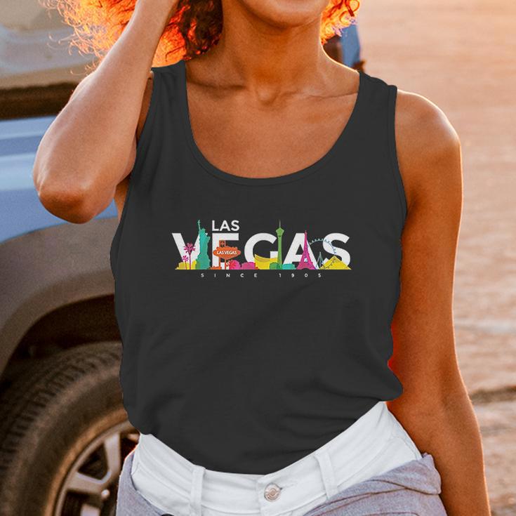 Colorful Las Vegas Nevada Las Vegas Trip Unisex Tank Top Gifts for Women