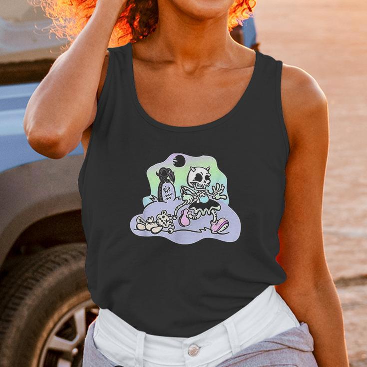 Creepy Skeleton Pastel Goth Soft Grunge Kawaii Clothing Girl Unisex Tank Top Gifts for Women