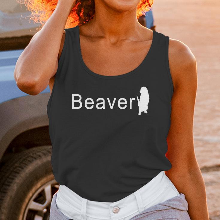 Cute Beaver Logo Unisex Tank Top Gifts for Women