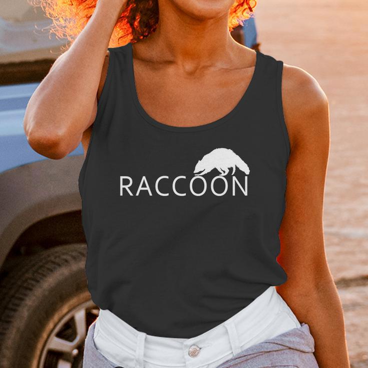 Cute Raccoon Logo Unisex Tank Top Gifts for Women