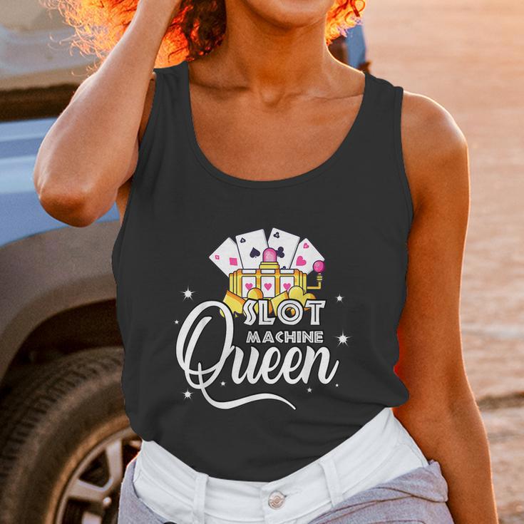 Cute Slot Machine Queen Funny Casino Gambling Unisex Tank Top Gifts for Women